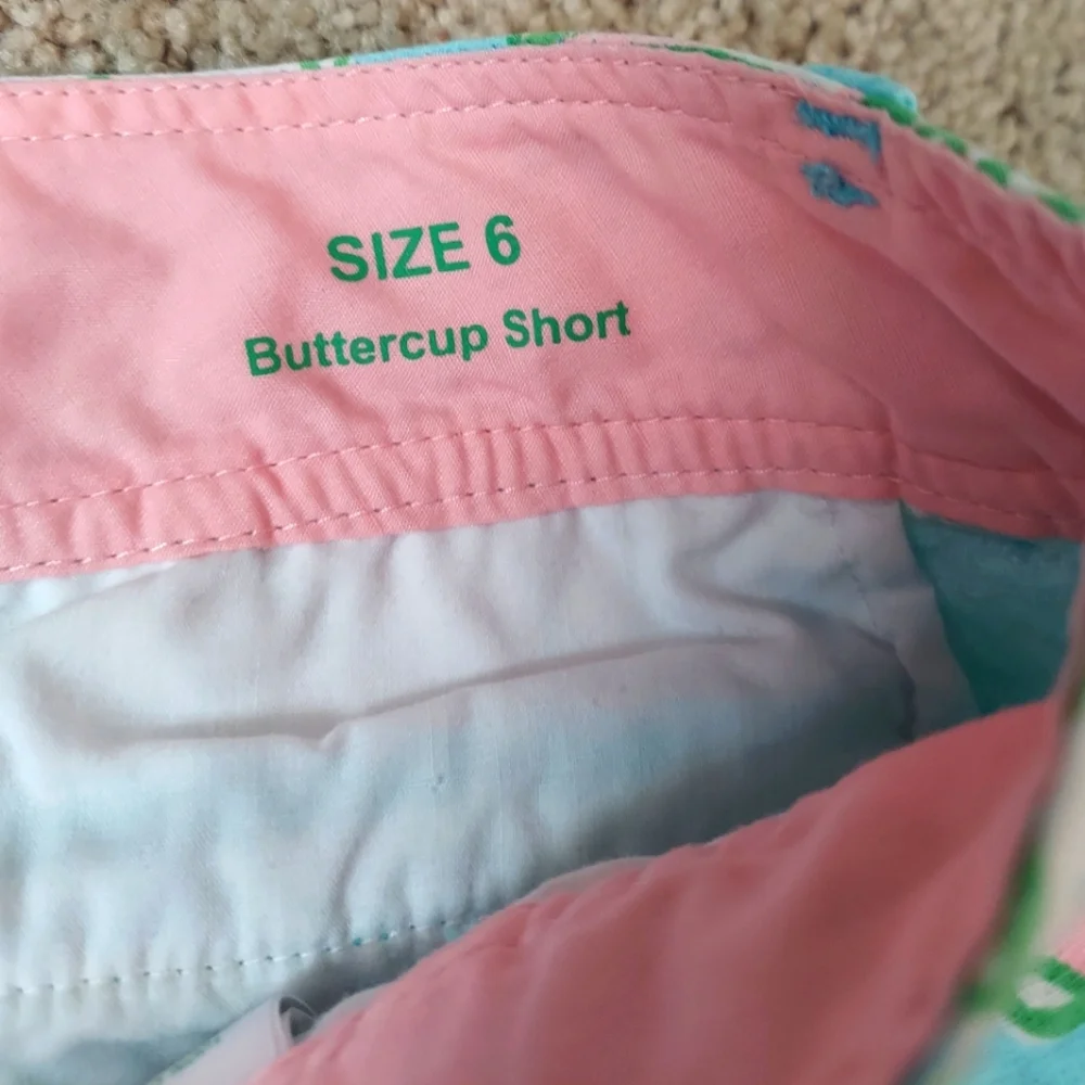 Lilly Pulitzer Buttercup Shorts Size 6 - Picture 6 of 9